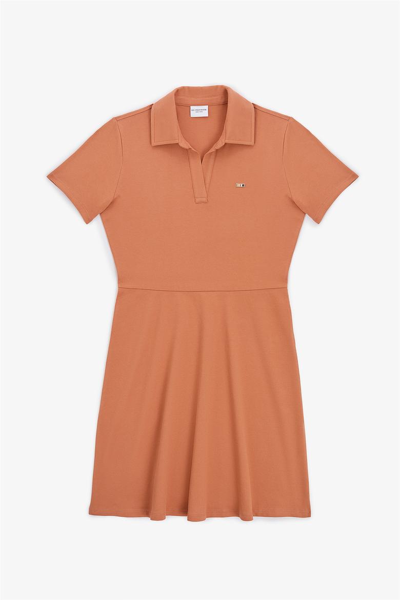 Kadın Gül Kurusu Örme Elbise - 50323539009