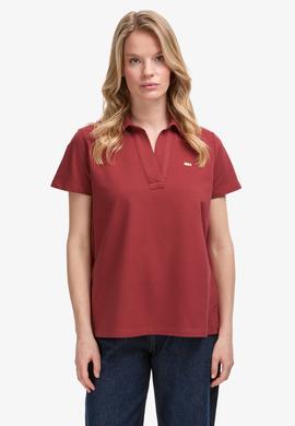 Kadın Vişne Basic Tişört - 50323447106