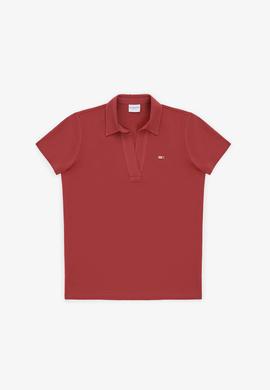 Kadın Vişne Basic Tişört - 50323447106