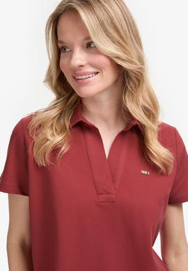 Kadın Vişne Basic Tişört - 50323447106