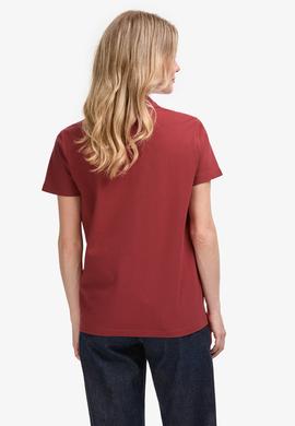 Kadın Vişne Basic Tişört - 50323447106