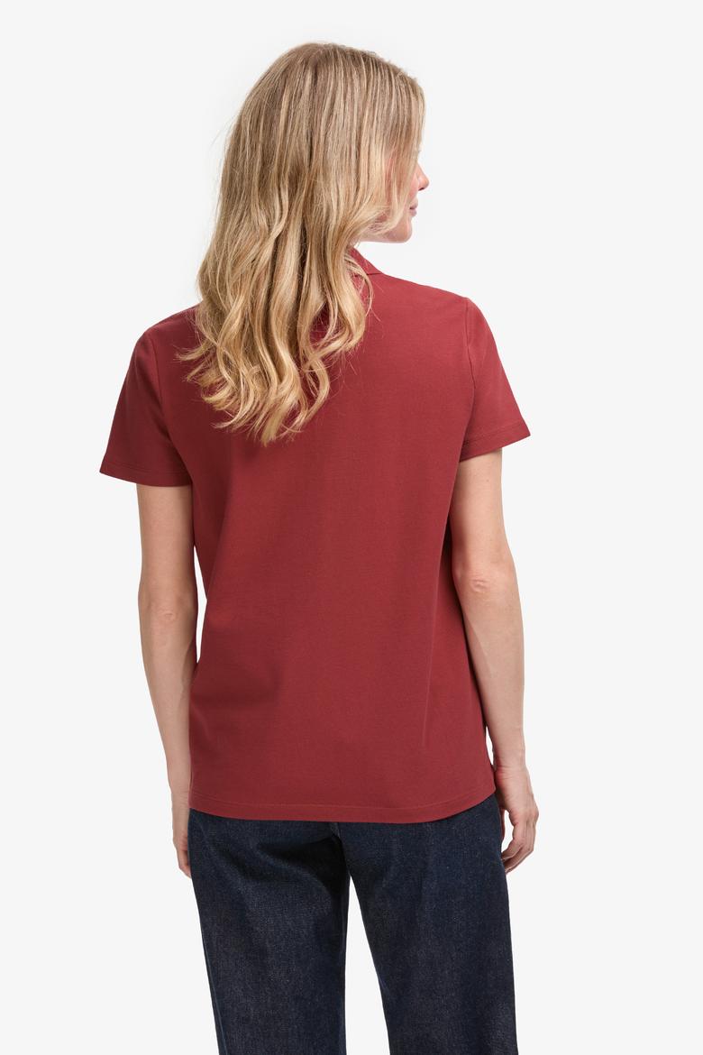 Kadın Vişne Basic Tişört - 50323447106
