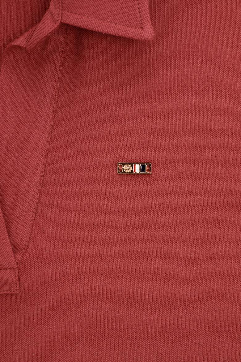 Kadın Vişne Basic Tişört - 50323447106