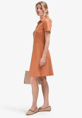 Kadın Gül Kurusu Örme Elbise - 50323539009