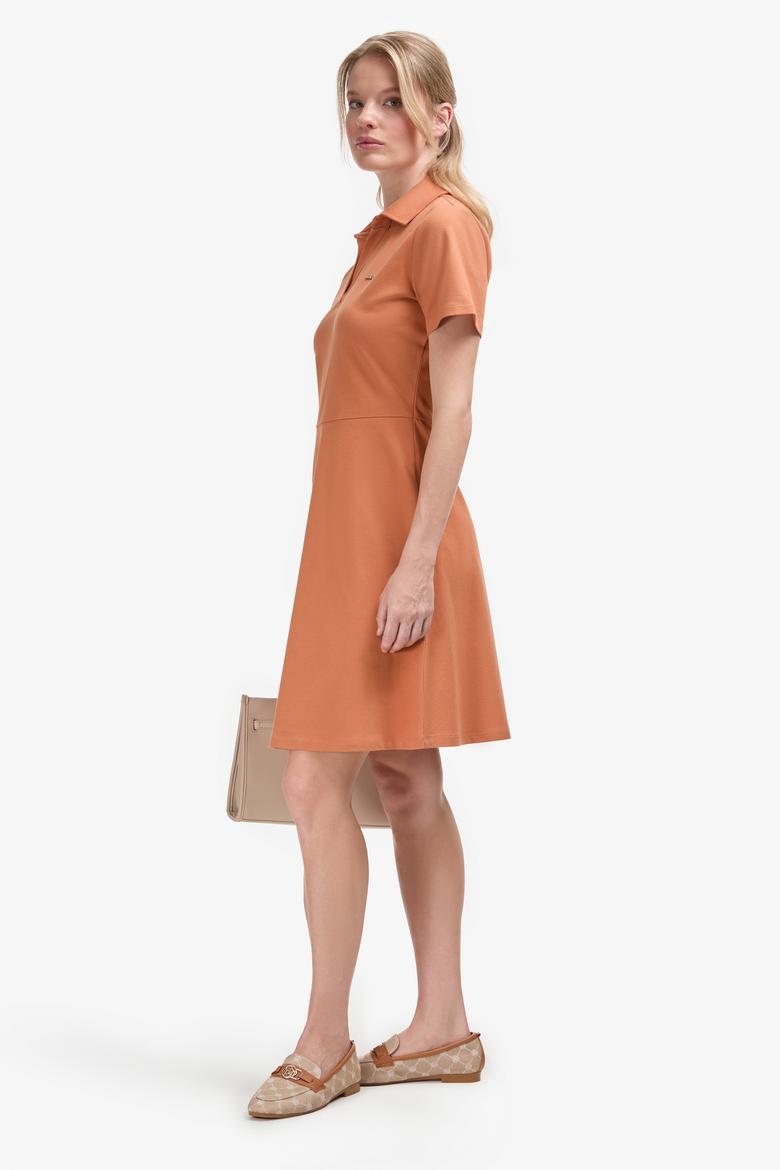 Kadın Gül Kurusu Örme Elbise - 50323539009