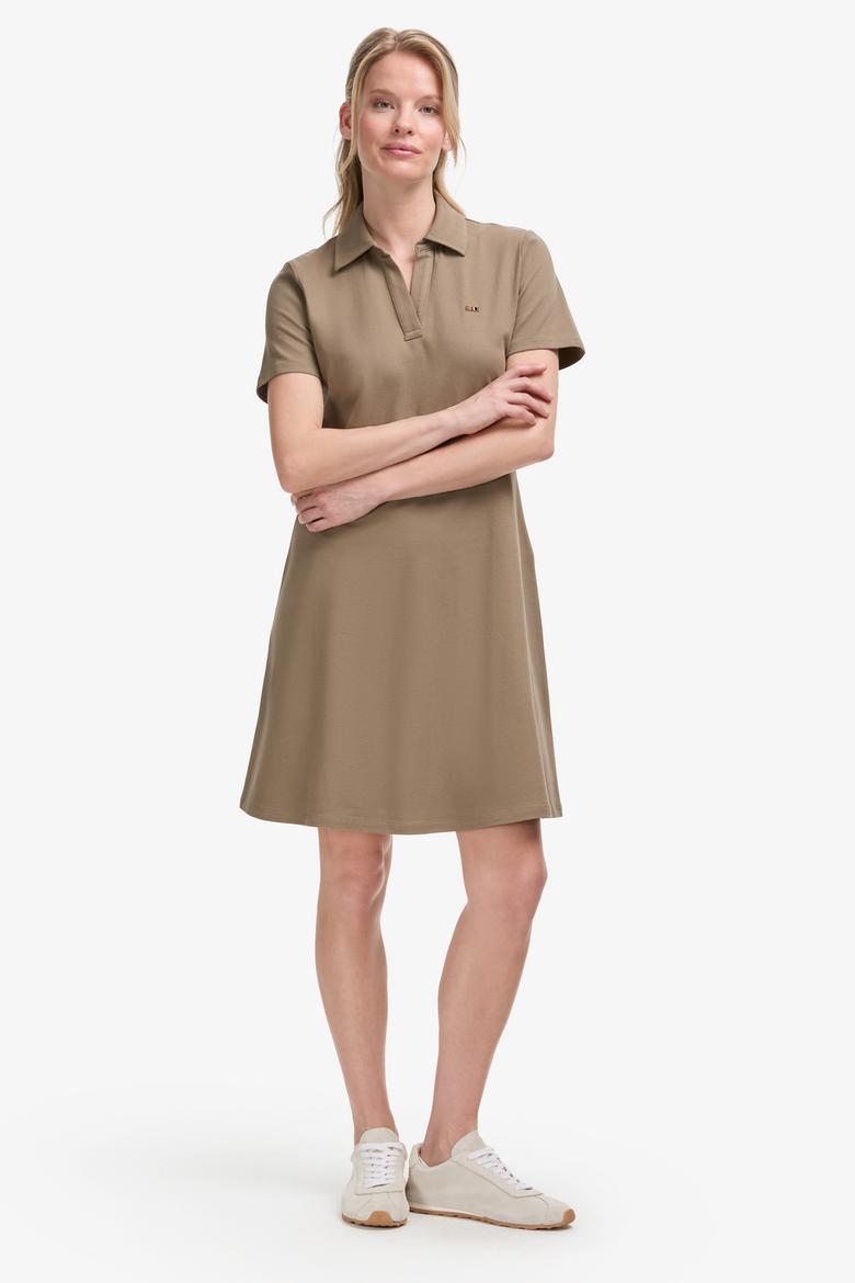 Kadın Koyu Haki Örme Elbise