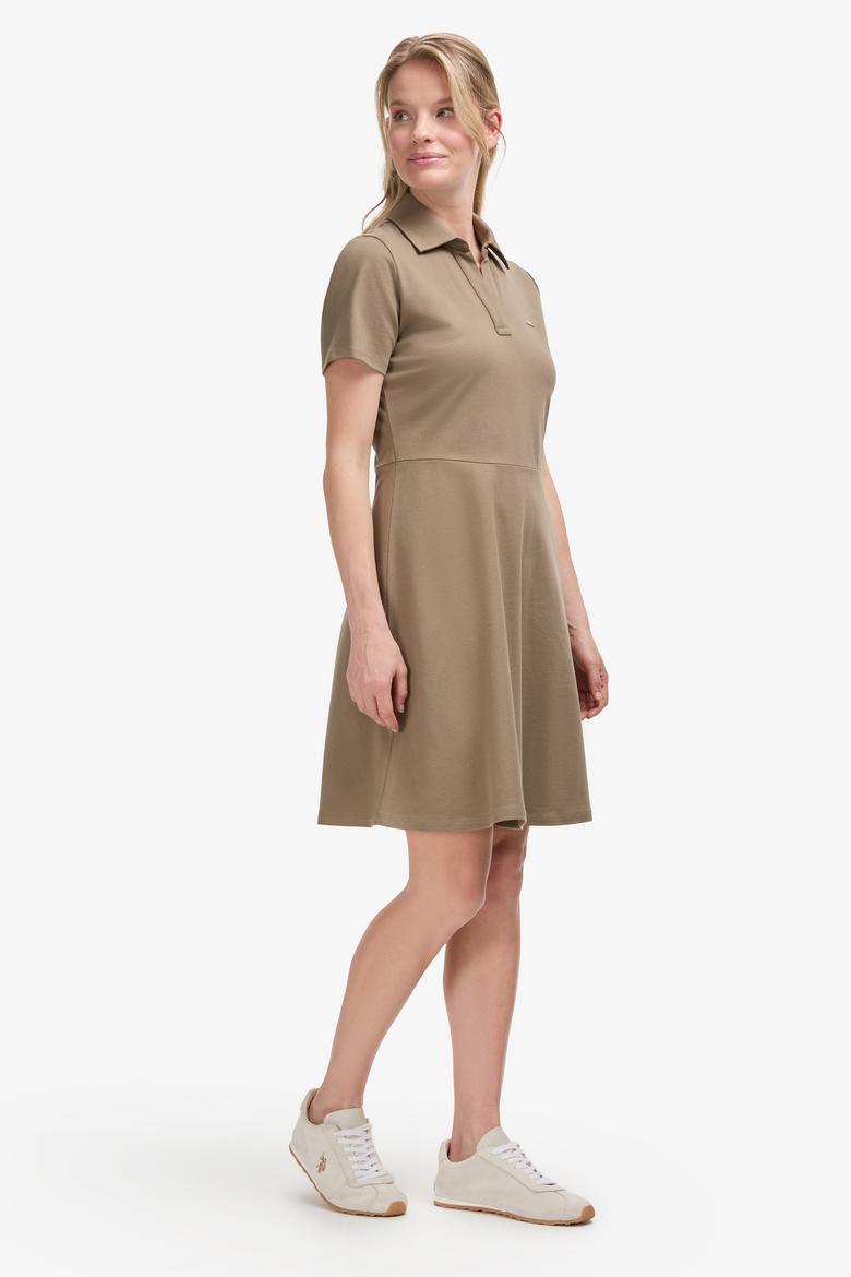 Kadın Koyu Haki Örme Elbise - 50323539027