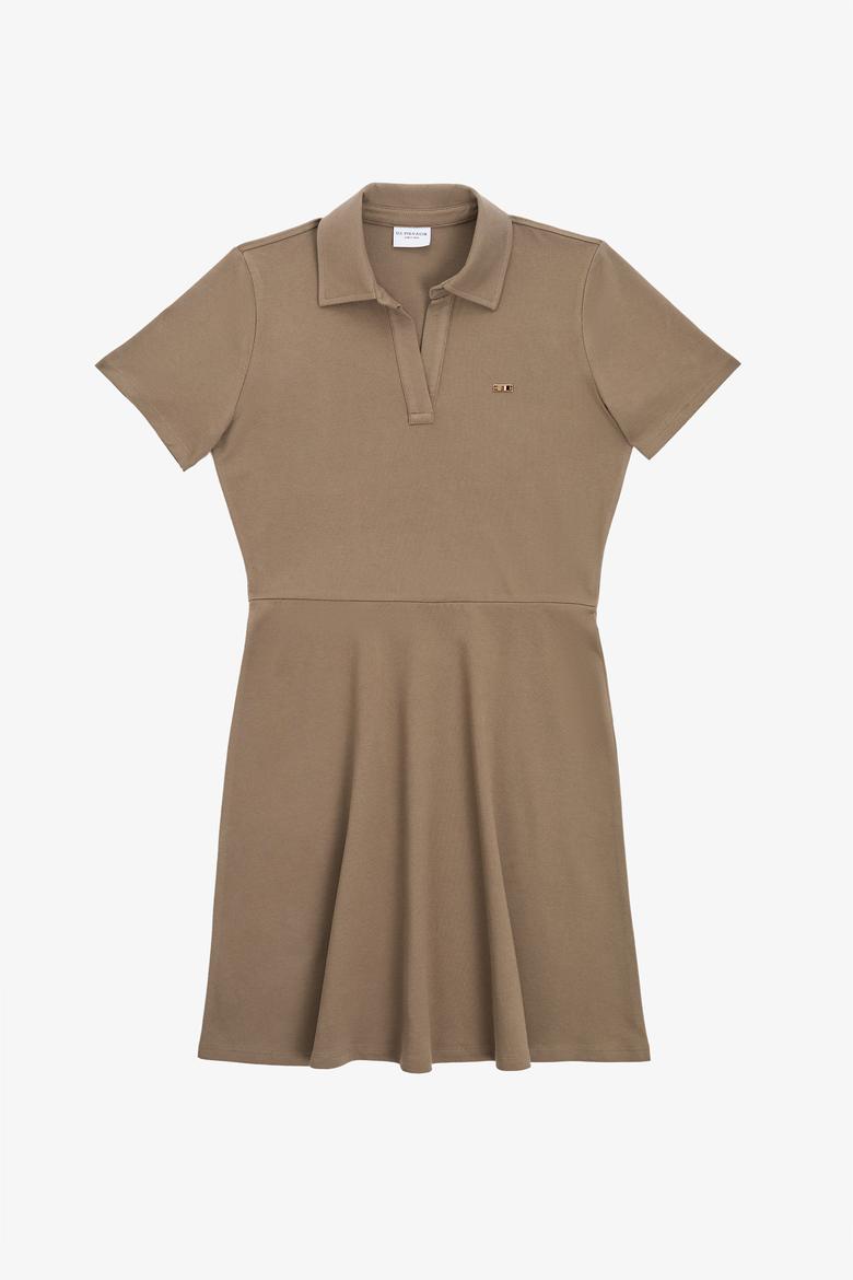 Kadın Koyu Haki Örme Elbise - 50323539027