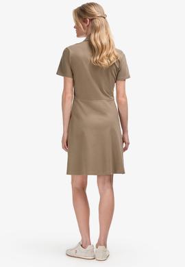 Kadın Koyu Haki Örme Elbise - 50323539027