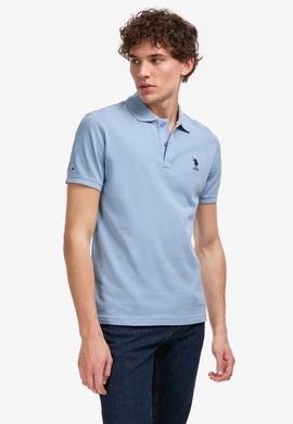 Erkek Mavi Basic Tişört - 50322304140