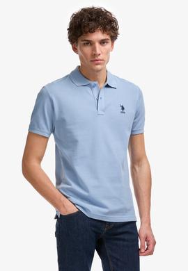 Erkek Mavi Basic Tişört - 50322304140