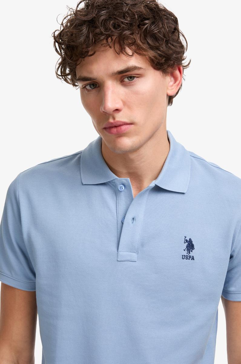 Erkek Mavi Basic Tişört