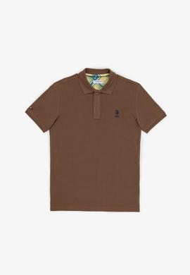 Erkek Kahverengi Basic Tişört - 50322304087