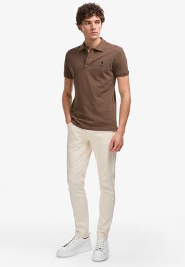 Erkek Kahverengi Basic Tişört - 50322304087