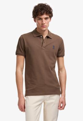 Erkek Kahverengi Basic Tişört - 50322304087