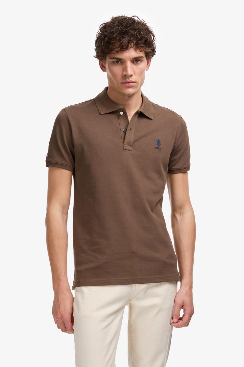 Erkek Kahverengi Basic Tişört