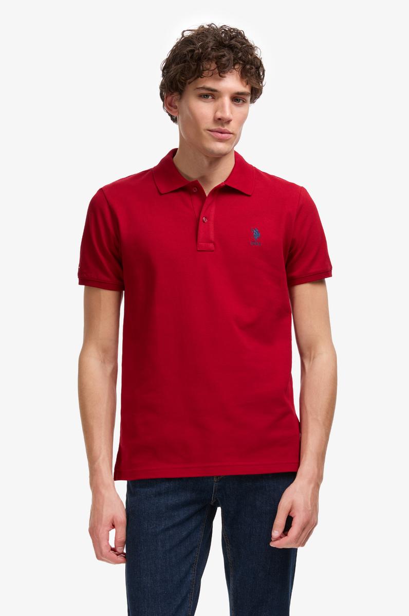 Erkek Bordo Basic Tişört
