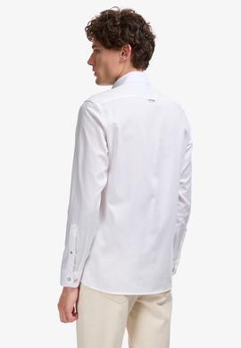 Erkek Beyaz Uzun Kollu Basic Gömlek - 50322161013