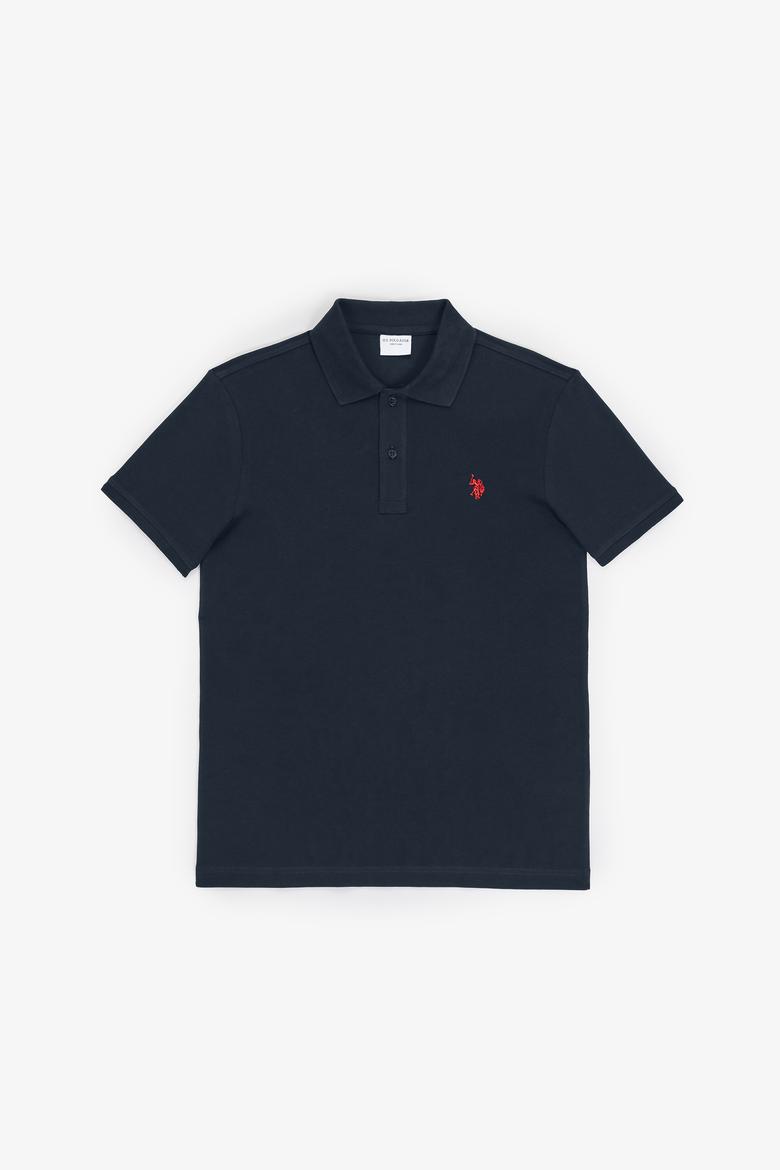 Erkek Koyu Lacivert Basic Tişört - 50322347342