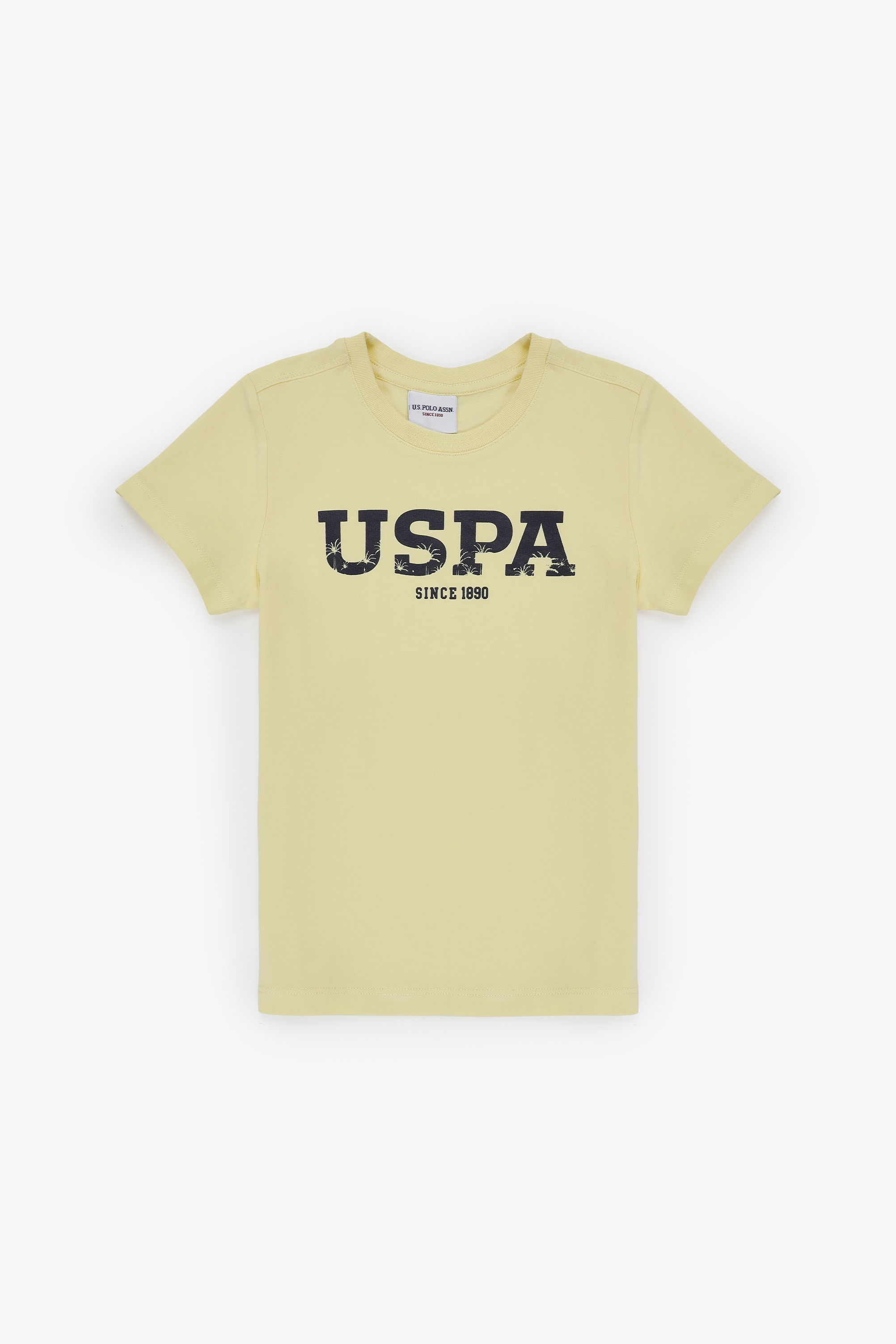 Erkek Çocuk Açık Sarı Basic Tişört - 50325607004