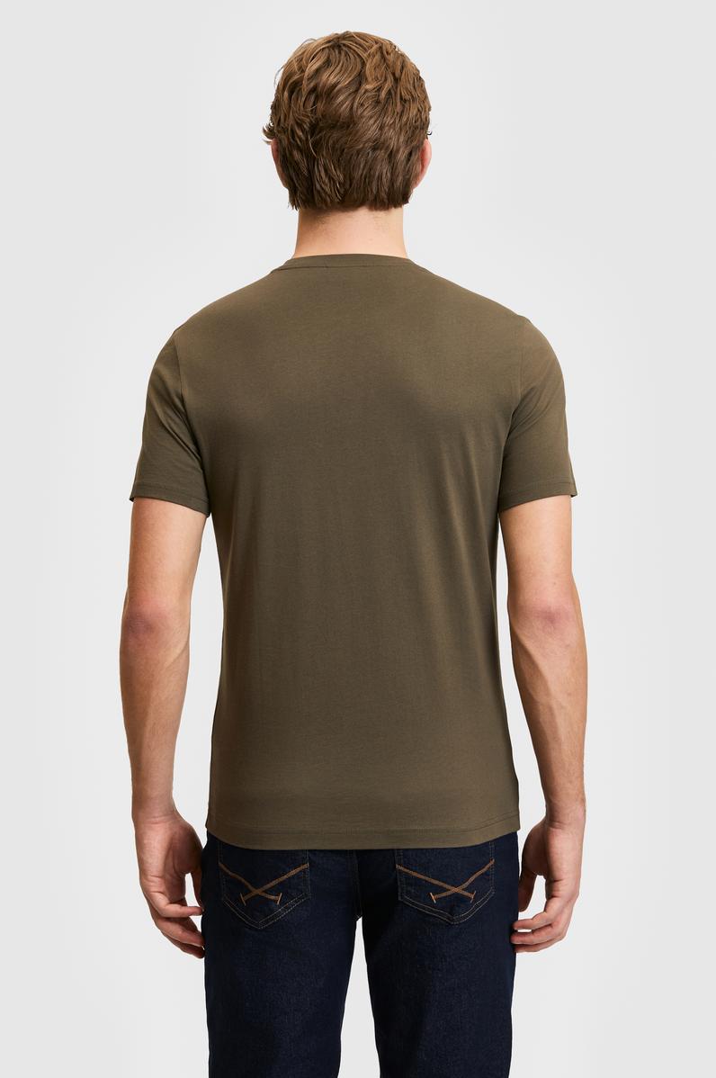 Erkek Koyu Haki Tişört