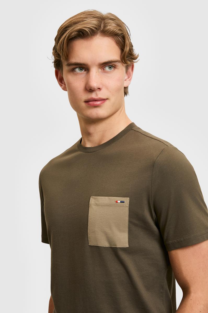 Erkek Koyu Haki Tişört