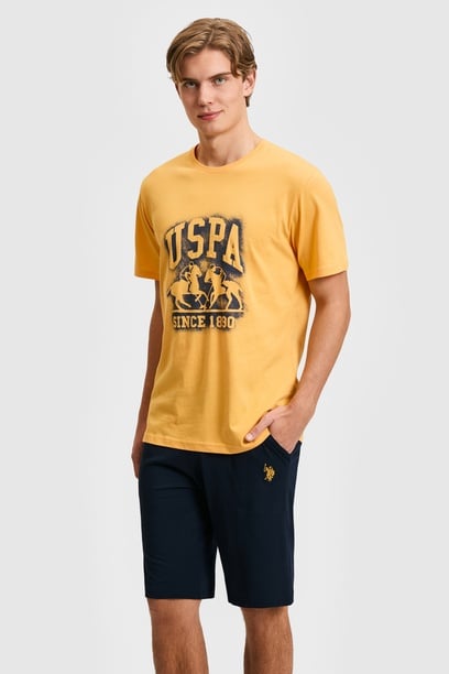 Erkek Turuncu Pijama Takımı