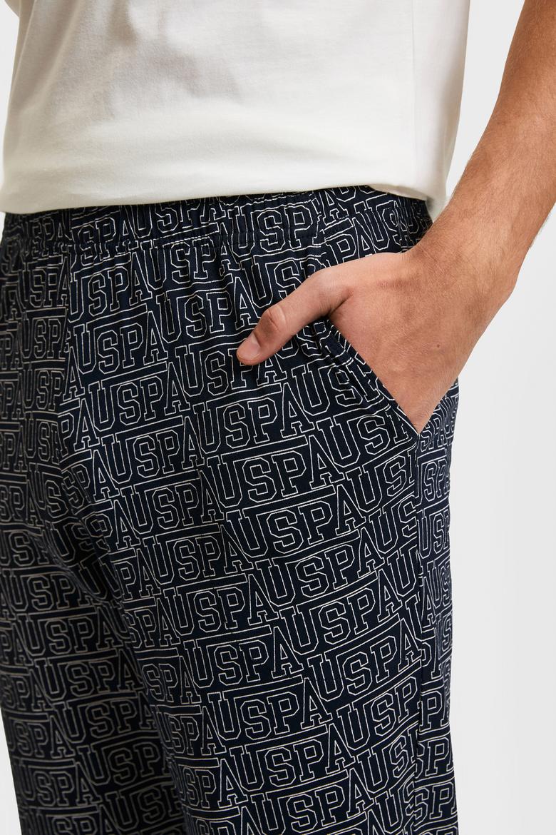 Erkek Ekru Pijama Takımı - 50326148005