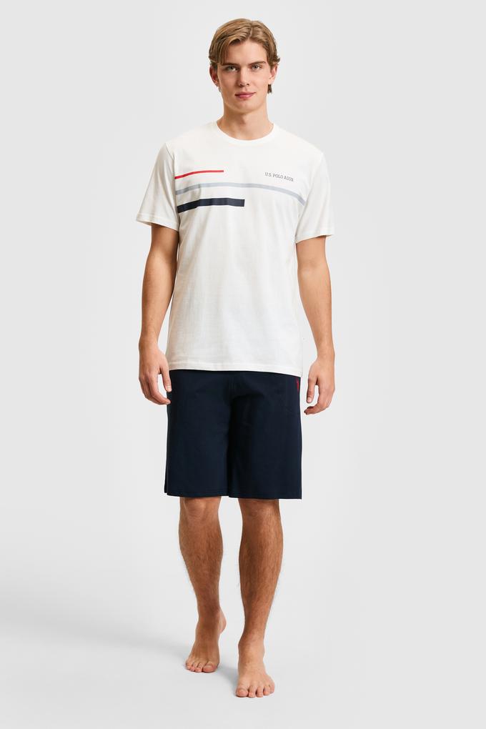 Erkek Beyaz Pijama Takımı