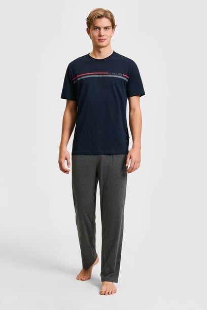 Erkek Lacivert Pijama Takımı