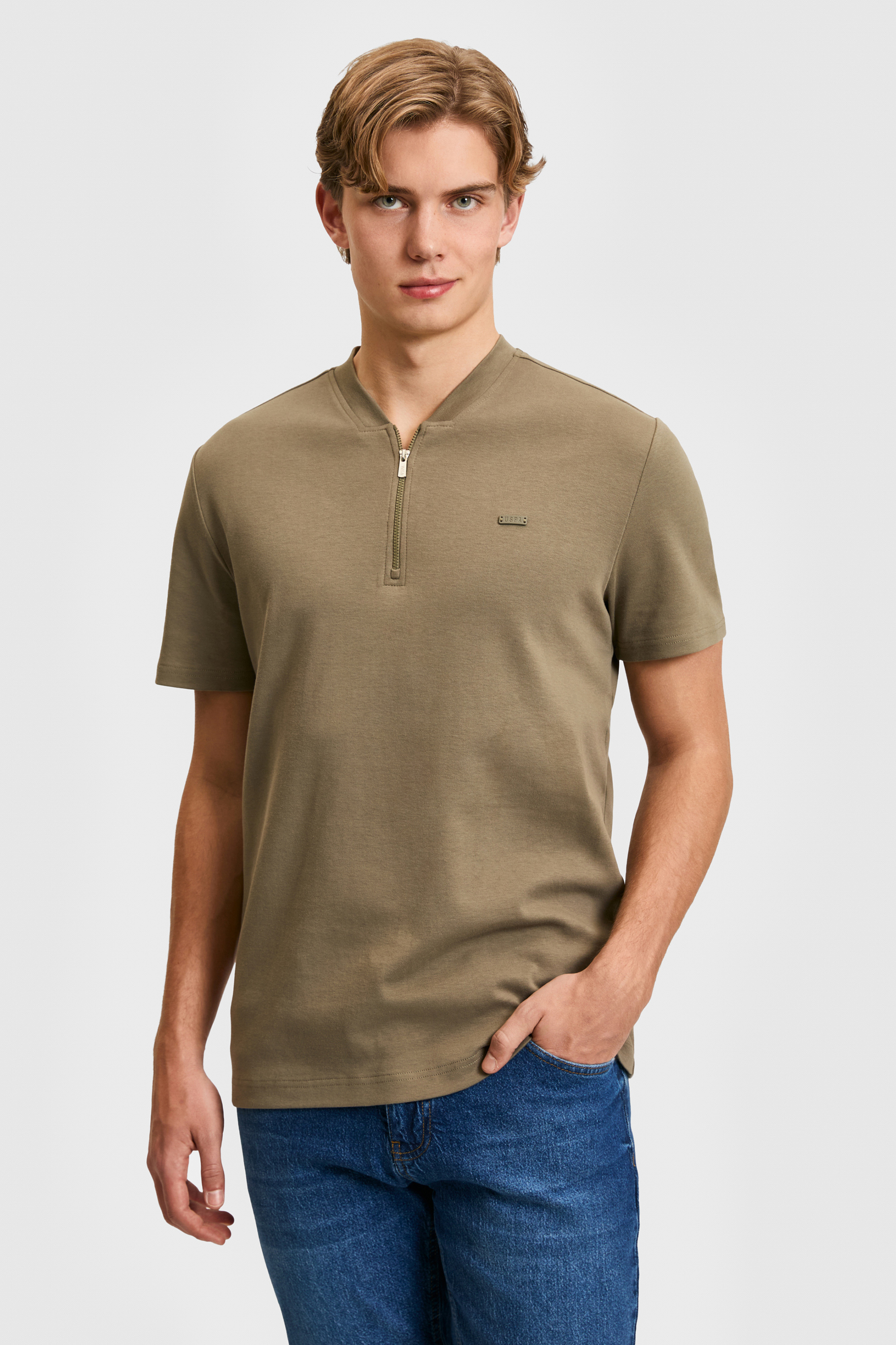 Erkek Haki Tişört - 50326966012