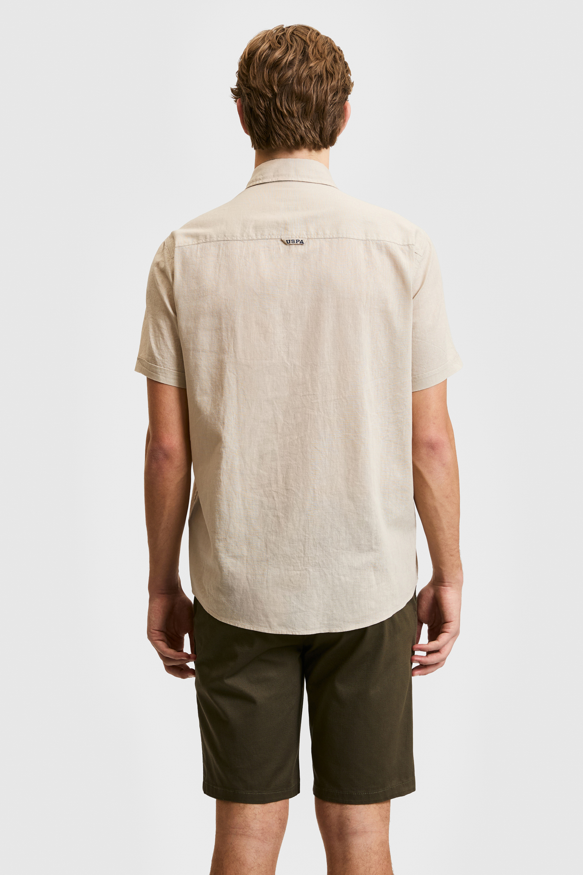 Erkek Taş Kısa Kollu Gömlek - 50319023078