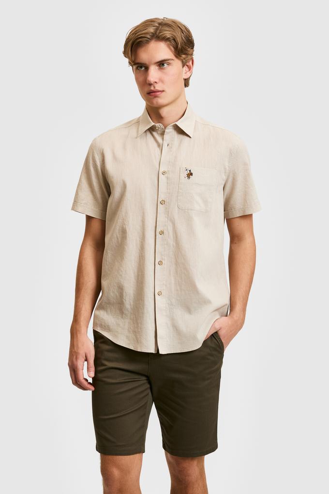 Erkek Taş Kısa Kollu Gömlek