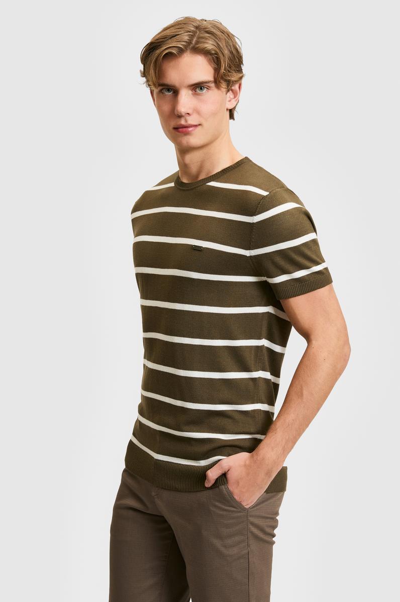 Erkek Koyu Haki Kazak