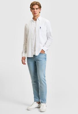 Erkek Açık Mavi Uzun Kollu Gömlek - 50320270006