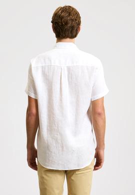 Erkek Beyaz Kısa Kollu Gömlek - 50321257005