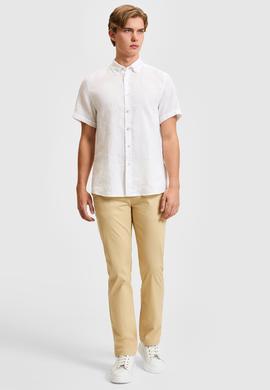 Erkek Beyaz Kısa Kollu Gömlek - 50321257005