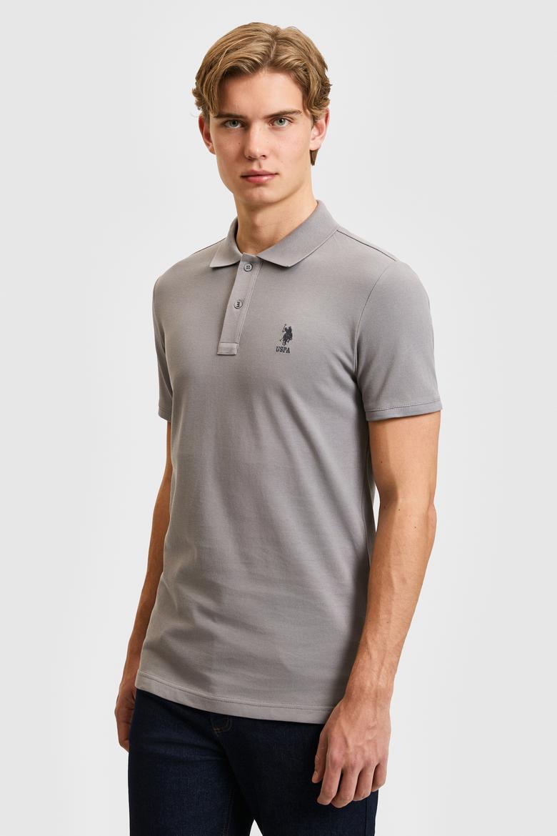 Erkek Gri Basic Tişört - 50322304054