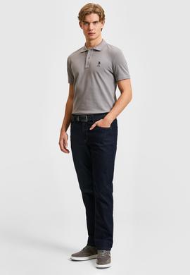 Erkek Gri Basic Tişört - 50322304054