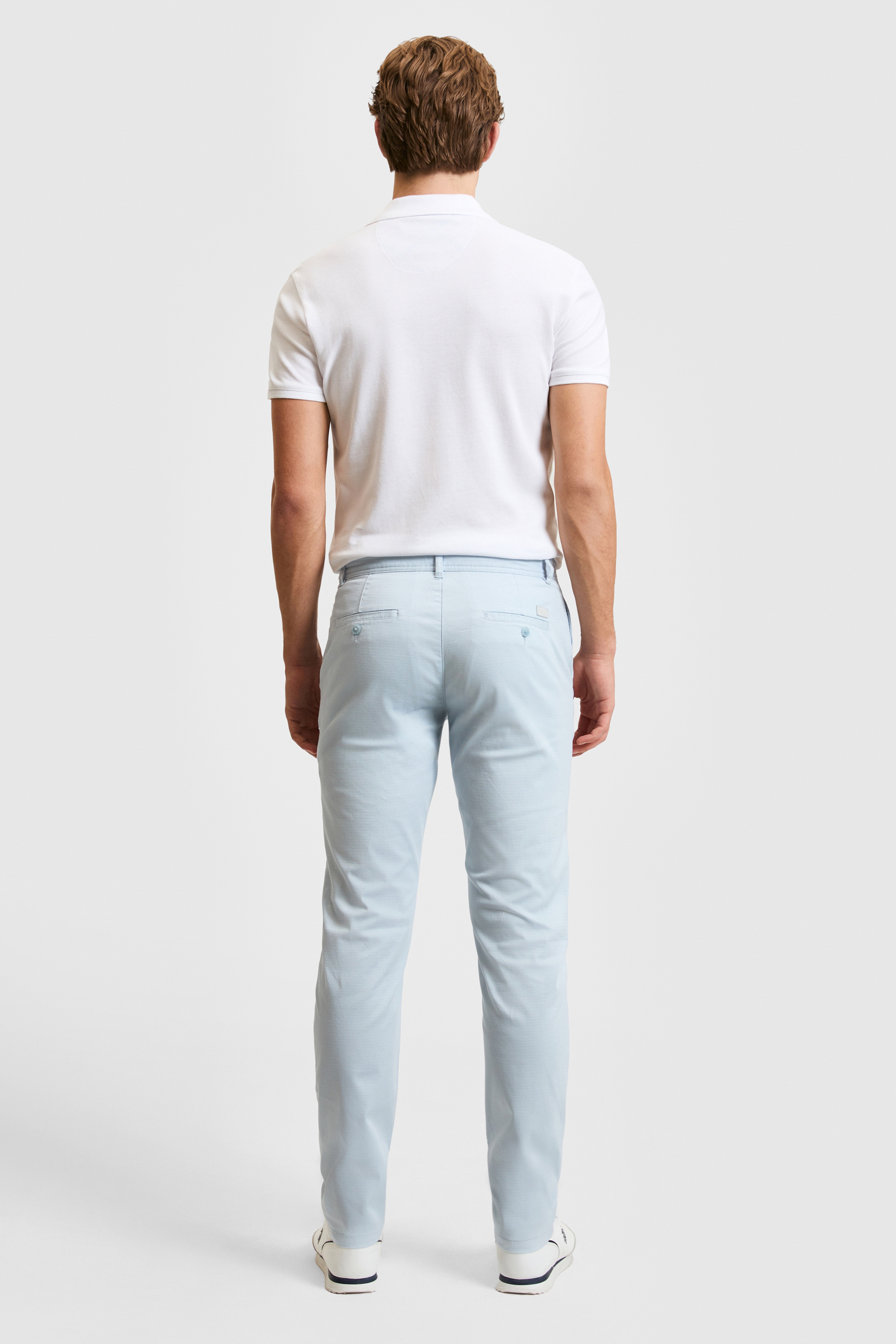 Erkek Açık Mavi Kanvas / Chino Pantolon