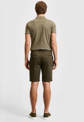 Erkek Koyu Haki Dokuma Şort - 50322320065