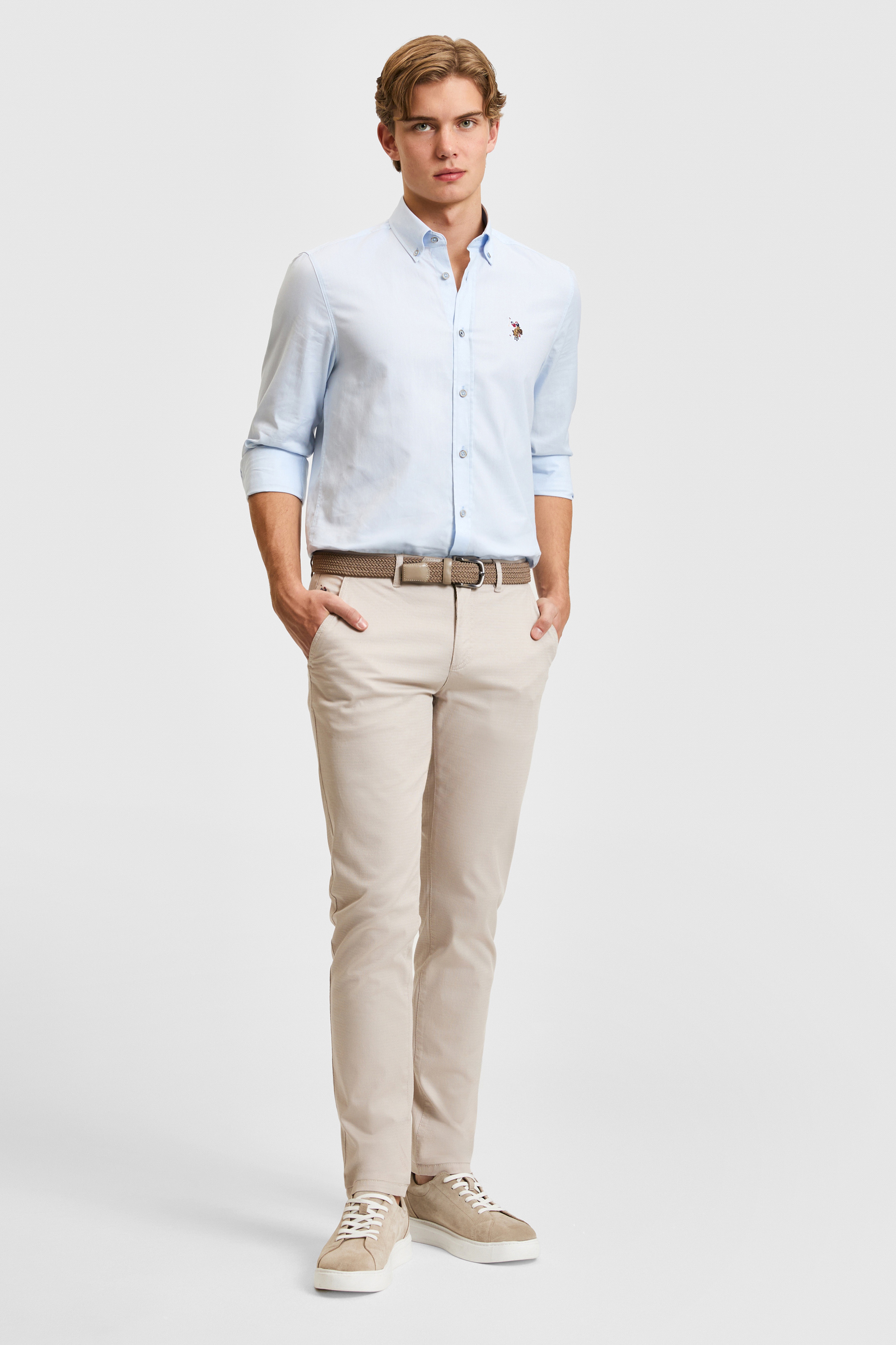 Erkek Taş Kanvas / Chino Pantolon - Image 1