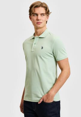 Erkek Su Yeşili Basic Tişört - 50322347326