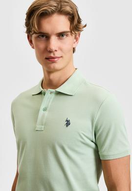 Erkek Su Yeşili Basic Tişört - 50322347326