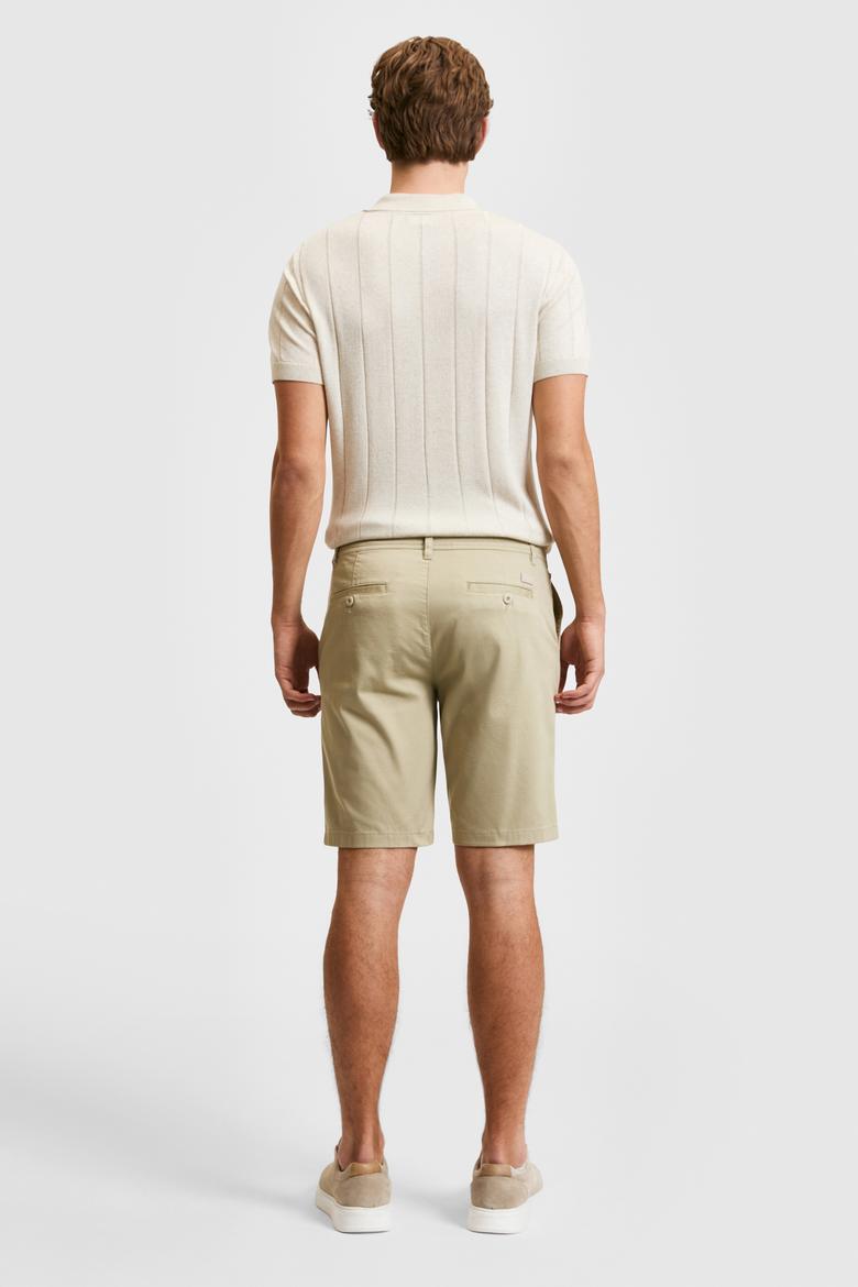 Erkek Açık Haki Dokuma Şort - 50322320075