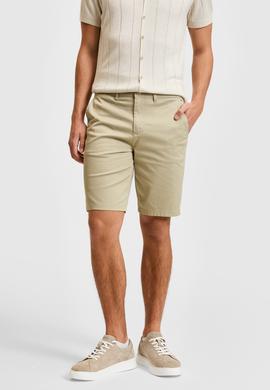 Erkek Açık Haki Dokuma Şort - 50322320075
