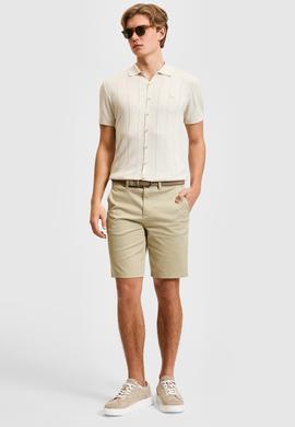 Erkek Açık Haki Dokuma Şort - 50322320075