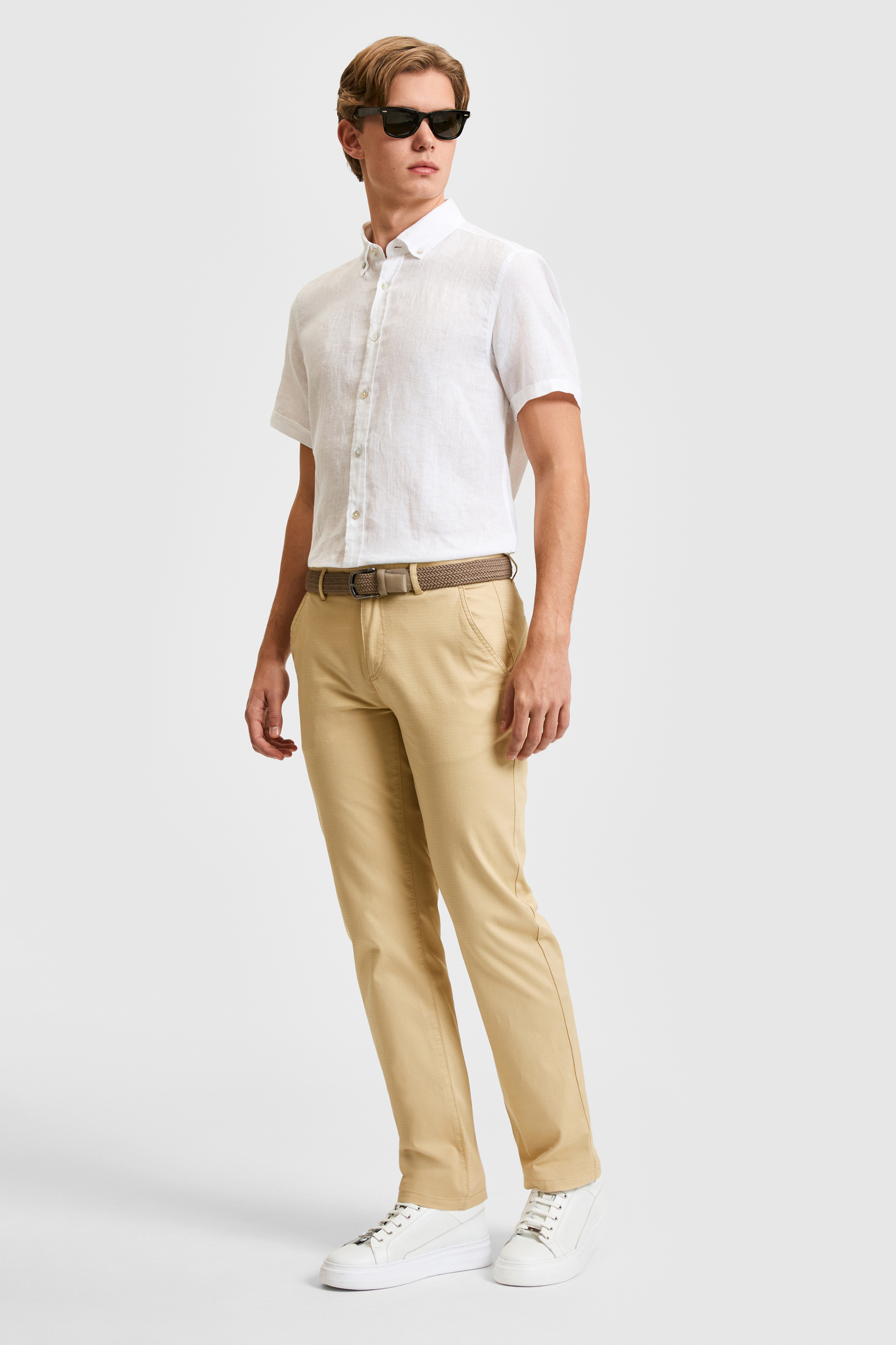 Erkek Bej Kanvas / Chino Pantolon - 50322335144