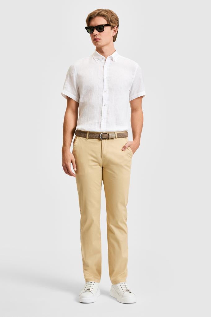 Erkek Bej Kanvas / Chino Pantolon