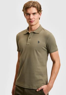 Erkek Haki Basic Tişört - 50322347293